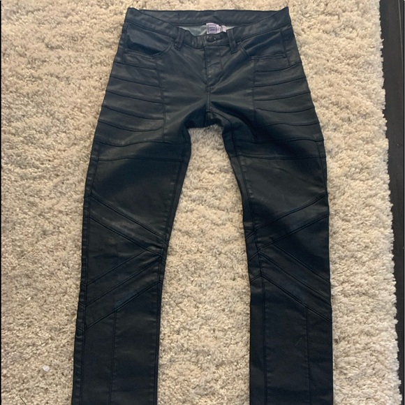 Herve Leger “Blue Coated Lance Skinny Jeans” - Picture 2 of 8